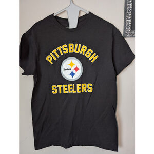 NFL Pittsburgh Steelers Black M Short Sleeve Tee, Mens
